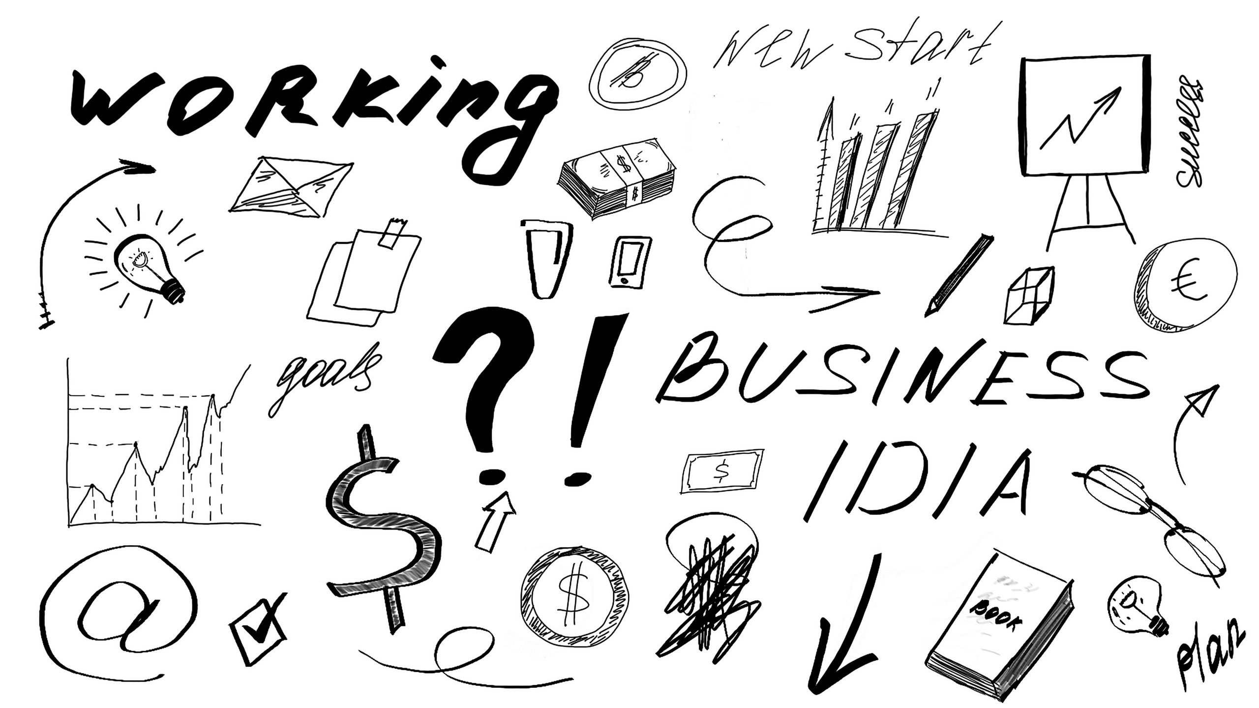 business logo sketch